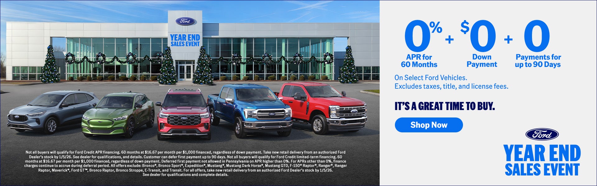 Year End Sales Event 