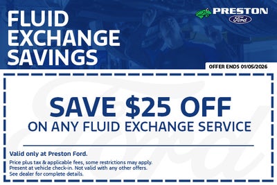 Fluid Exchange Savings